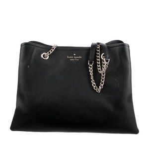 EUC- Kate Spade Black Medium Satchel with Dust Bag